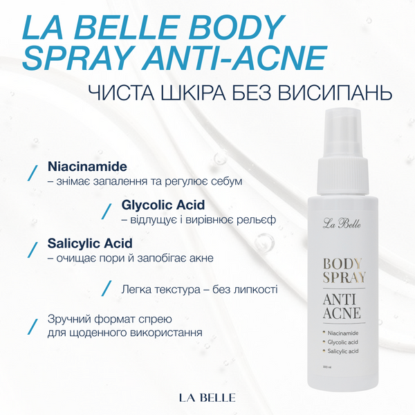 Спрей для тіла Body Spray 11140 фото
