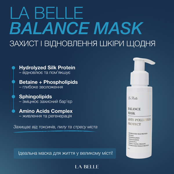 Маска для волосся BALANCE MASK Anti-pollution protect 11144 фото